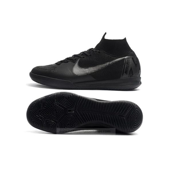 Nike Mercurial SuperflyX Elite IC Hombres Negro